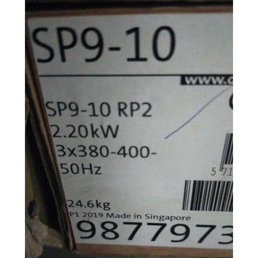 ] GRUNDFOS SP 9-10 3 phase 2,2 kw deep well submersible pump