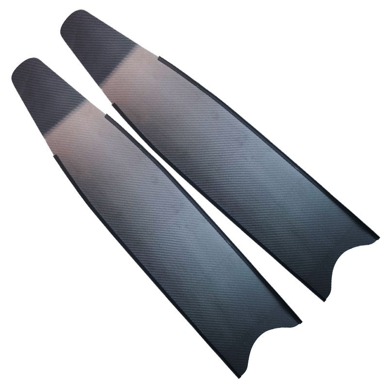 Pure Carbon Fiber Swimming Fins Free Diving and Freediving Arena Fins Long Dive Carbon Fiber Swim