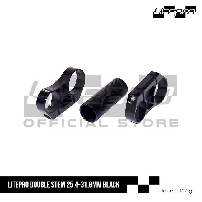 LITEPRO DOUBLE STEM 25.4-31.8MM