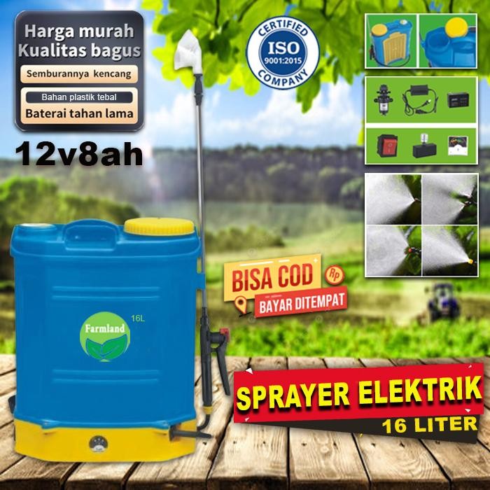 SPRAYER ELEKTRIK 16L / SEMPROTAN PERTANIAN ELEKTRIK 16L / POMPA SPRAYER ELEKTRIK 16L Set