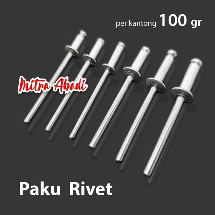 Paku Rivet / Paku Keling / Paku Tembak 3.2mm 4mm 5mm