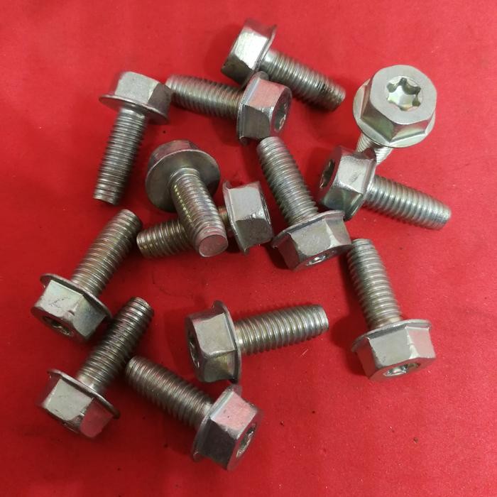 Baut M6x16 L bintang T30 gurih