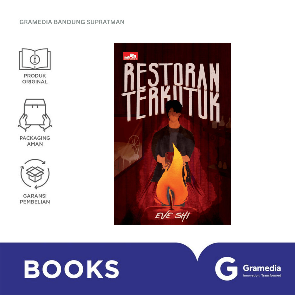 Gramedia Bandung Supratman | Buku Novel RESTORAN TERKUTUK | Buku Novel Best Seller | Buku Novel Orig