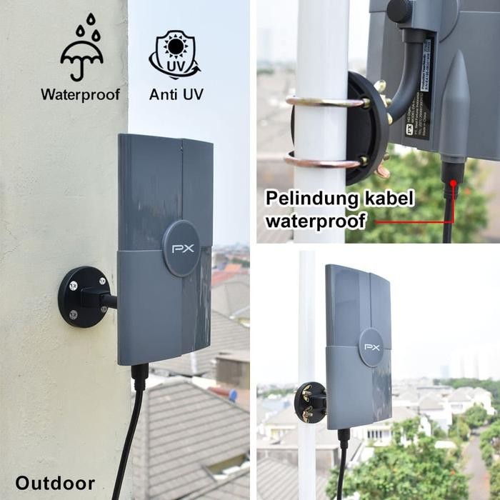 PX ANTENA DA 5120 - PX INDOOR OUTDOOR ANTENA TV DIGITAL DA5120
