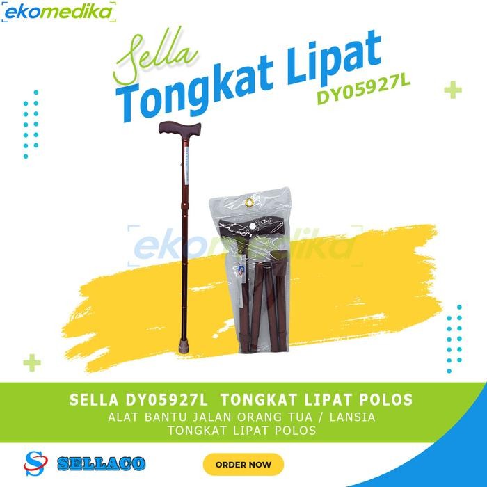 Ready Tongkat Lipat Sella / Tongkat Jalan / Tongkat Lipat Kaki 1 Sella