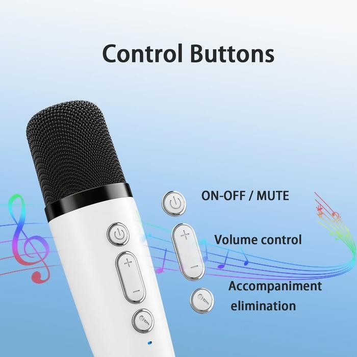 ULIKE K1 Speaker Bluetooth Karaoke 2Mic Mini Bluetooth Bluetooth Speaker Microphone Karaoke Set