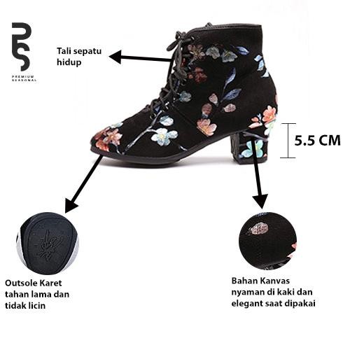 Donatello - Sepatu Boots Dansa Latin / Tari Menari / Sepatu Jalan Lentur