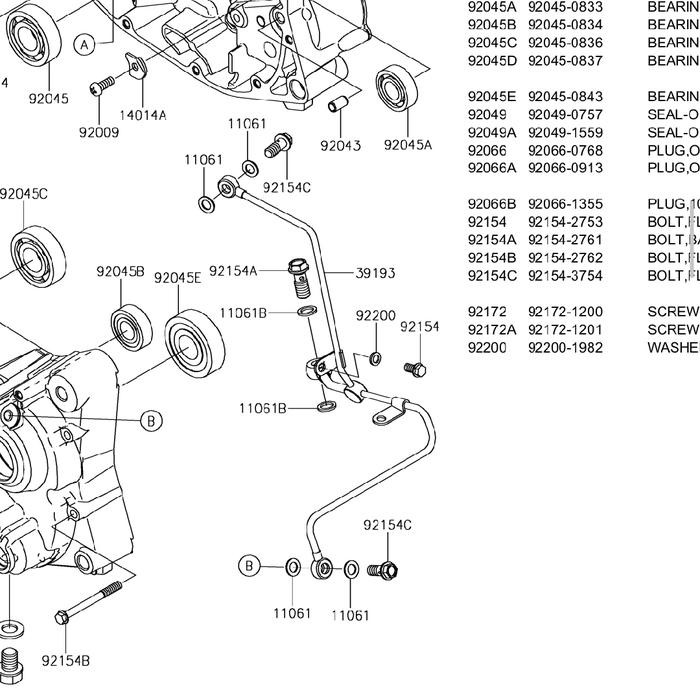 Pipa Oli Kawasaki W175 Pipe Oil W175