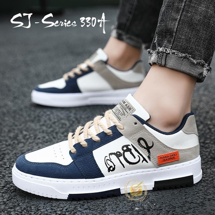 habibi Sepatu Sneakers Pria Model Keren dan Trendy juga Unik Kualitas Premium -330A