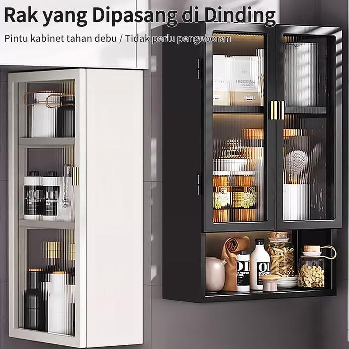 Lemari Dapur Gantung Lemari Dinding Dapur Rak Gantung Dapur Kabinet Dapur Atas Rak Bumbu Dapur