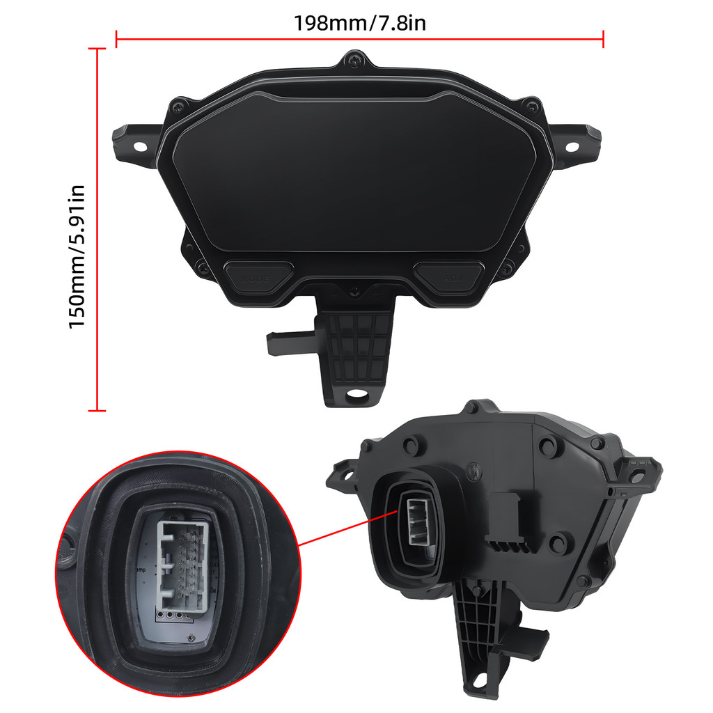 Motorcycle Led Speed Gauge Fuel Gauge Tachometer Clock Motor Dashboard For Honda Vario 125 Led Vario