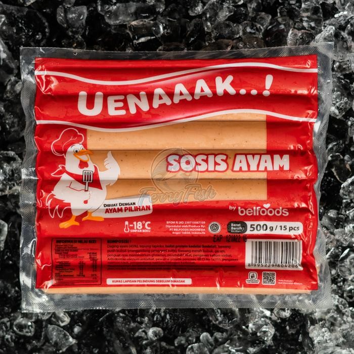 Instanbisa- Belfoods Uenak Sosis Ayam 500Gr