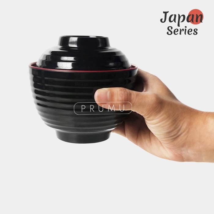 nwmi- Prumu Melamin Mangkok Jepang 4 Inch - Mangkok Kecil - Mangkok Tutup - Mangkok Sup -