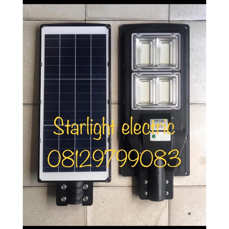 Lampu Jalan Led Solar Panel Surya 100W 100 Watt Pju Solar Led Matahari
