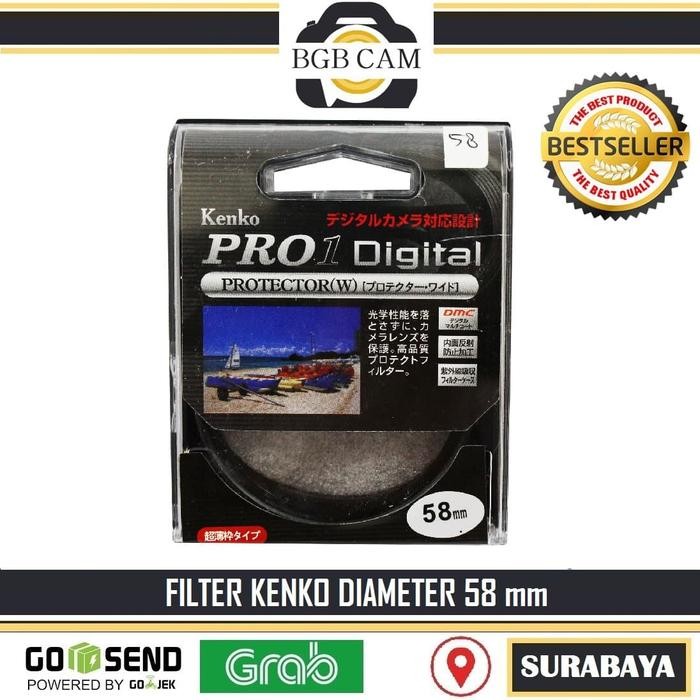 fd26- Filter 58 Mm Kenko Uv Protect / 58Mm Lensa 18-55