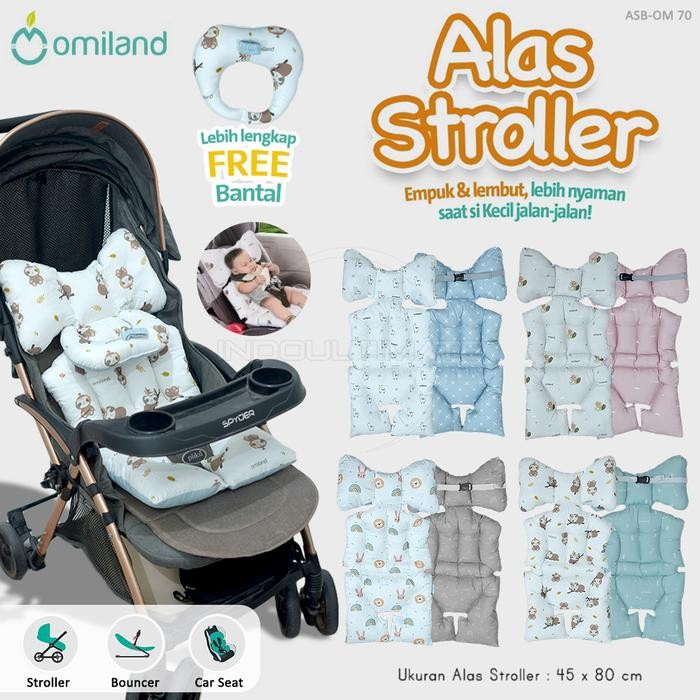 Omiland Alas Stroller Baby Alas Stroller Bayi Alas Stroller Stroller Universall Stroller Pad Alas