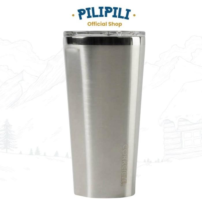 Corkcicle Tumbler 16oz / 475 ml Brushed Steel