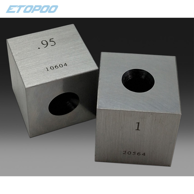 BARU Inch Square Imperial One Gauge Single Block Steel Measuring Block Square Gauge Measure Precisio