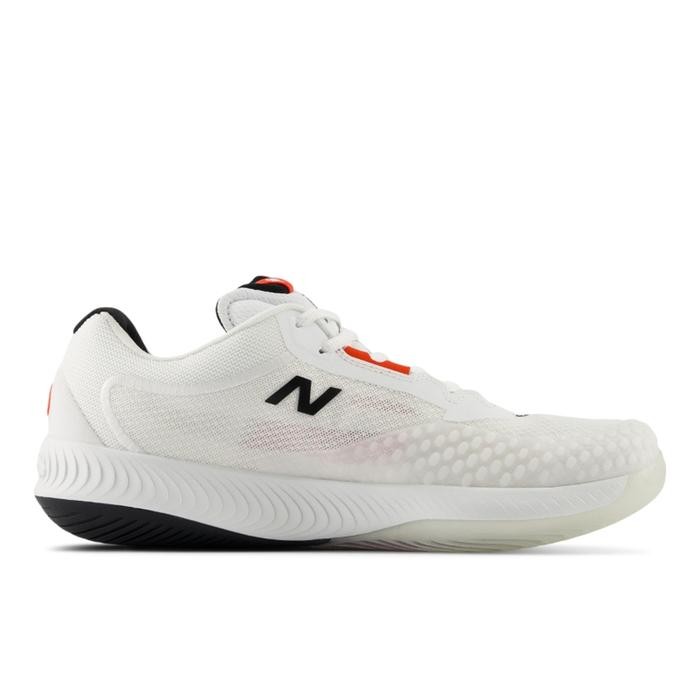 Seaptu Tennis Pria New Balance Fuelcell 996V6 Shoes All Court Men'S Tenis - White/Black/Teamred