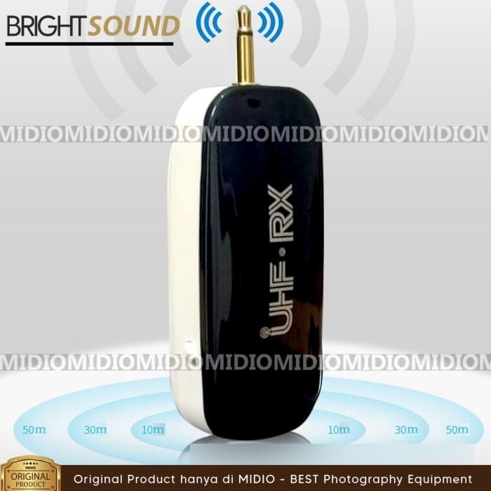 imjf- Mic Wireless Headset 2.4Ghz Taffstudio Suara Jernih Untuk Konten Live