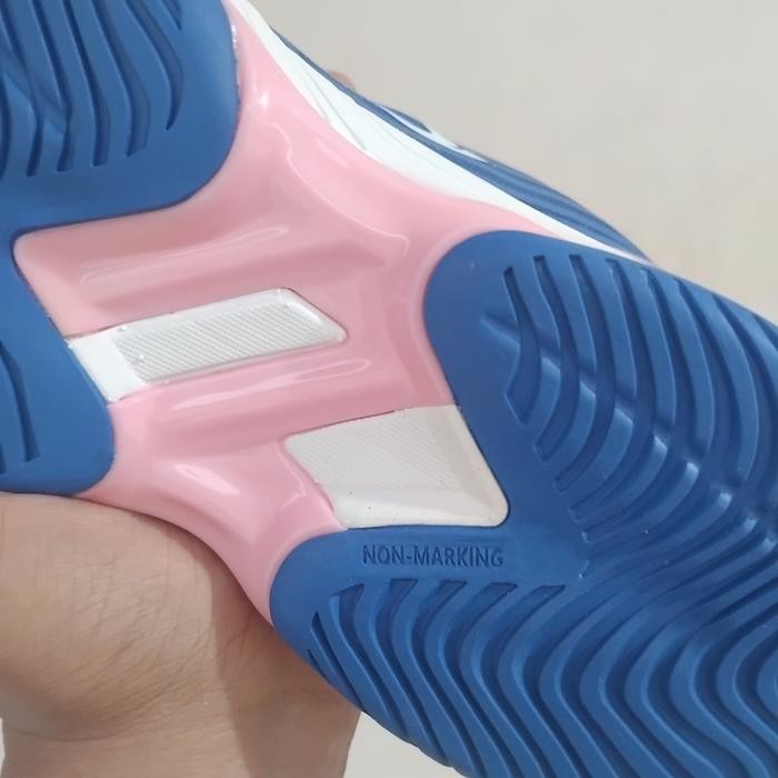 Badminton Astec Kinetic Navy Pink Sepatu Bulutangkis Shoe Original