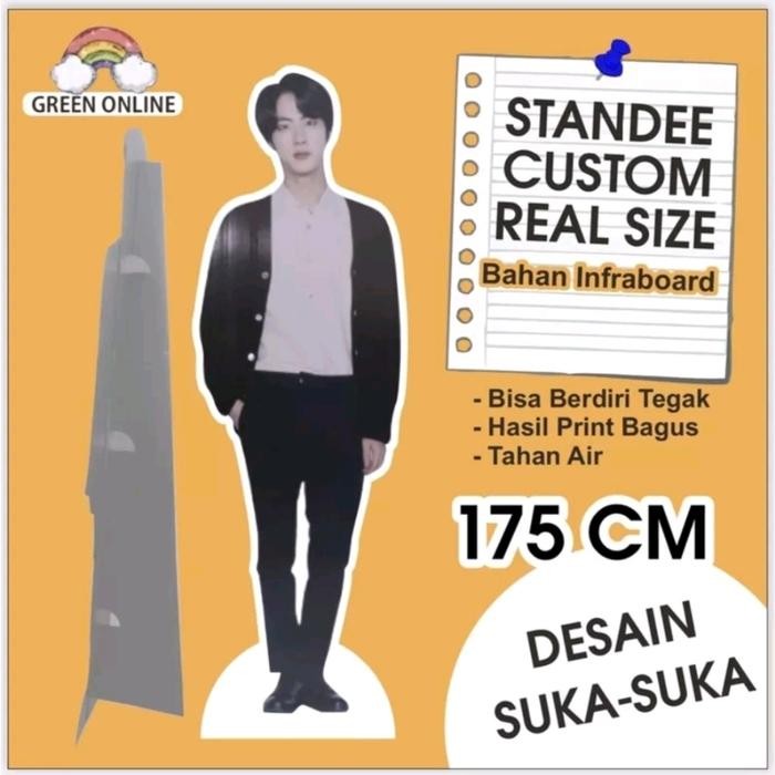 DISKON STANDEE BANNER BANNER STANDEE BANNER MANUSIA READY STOCK