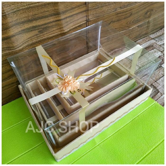 kotak hantaran pernikahan box Seserahan lamaran tutup mika hampers ulang tahun