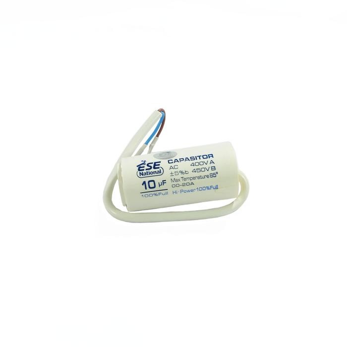 Kapasitor Pompa Air 10 UF Bulat