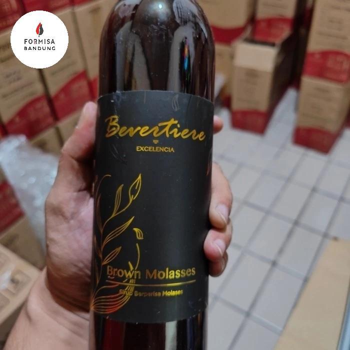 BEVERTIERE BLACK LABEL BROWN MOLASES / RHUM SYRUP 750ML 100% HALAL