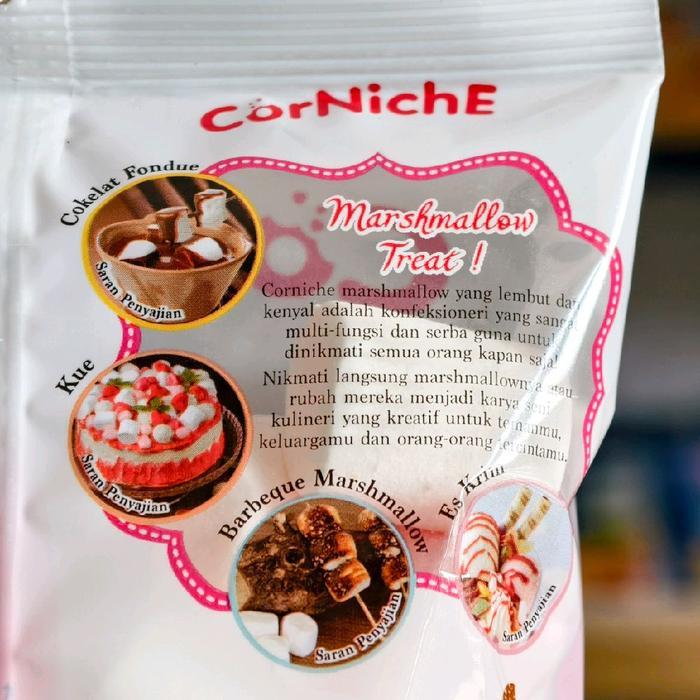 Corniche Mega Marshmallow Pink & White 120Gr / Mashmallow Besar / Marshmallow Mix Besar Redy Stok
