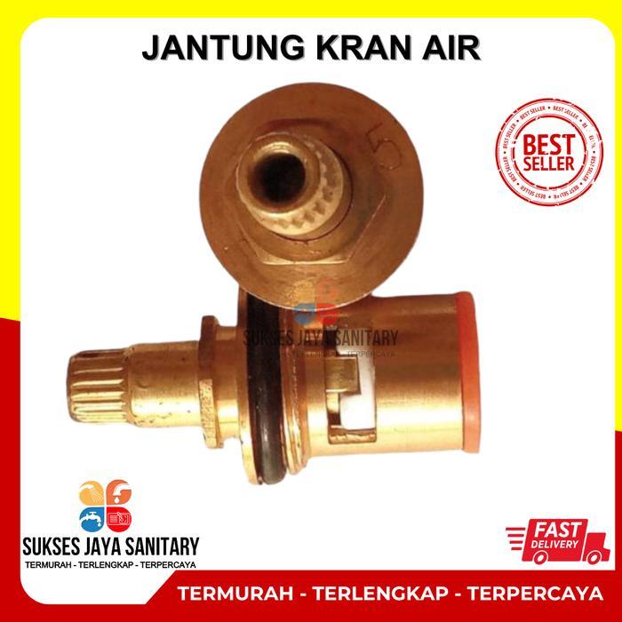 Jantung kran kran air Catridge Spare Part Kran Tembok Wastafel Cuci Piring Kuningan