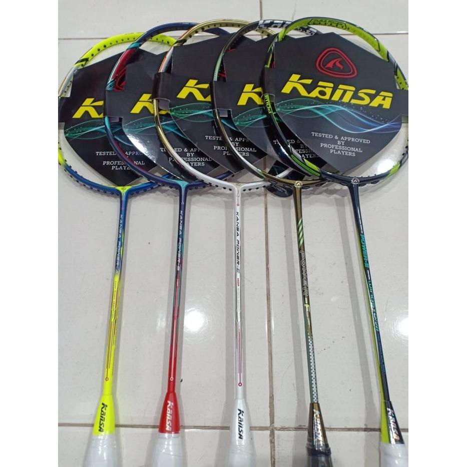 NEW SALE RAKET BADMINTON KANSA POWER A B C D E F ORIGINAL NEW SALE