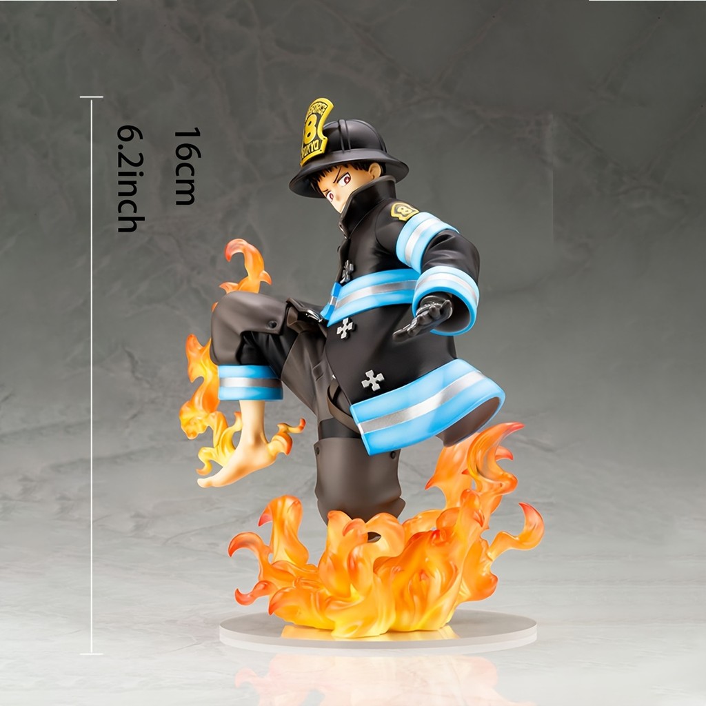 Enen no Shouboutai (Fire Force) Shinra Anime Character Statue Model Collectible Figure Toy