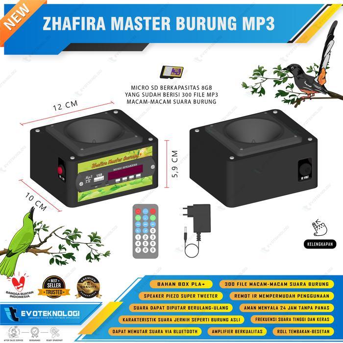 Evoteknologi Masteran Burung MP3 Suara Burung Speaker Burung
