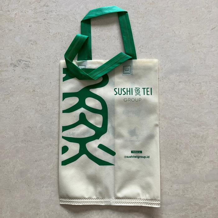 Paperbag Kain Sushi Tei / Kantong Belanja Reusable