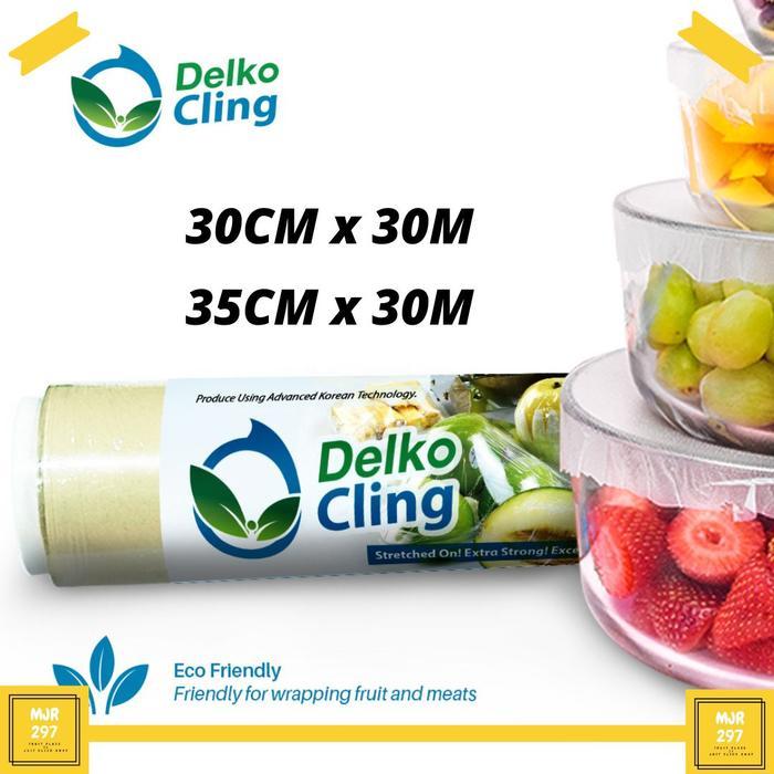 PLASTIK DELKO CLING WRAP FOOD WRAPPING PLASTIK WRAPING MAKANAN - DELKO CLING, 35CM x 30M