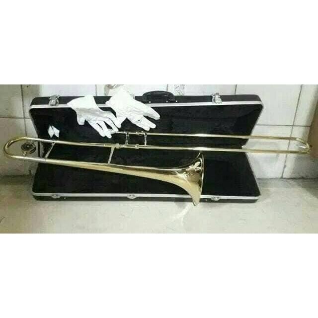 Trombone Alto Slide Gold Ostrava + Hardcase Original Terlaris