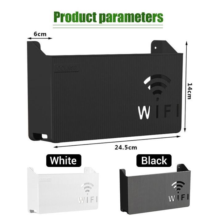 Kotak Penyimpan Router Wifi / Rak Router Wifi Tempel Dinding / Tempat Router Wifi / Wireless Wifi