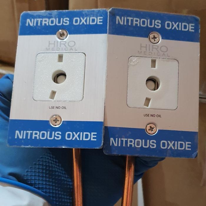 MURAH wall outlet n2o (nitrous oxide), merk HIRO gas medis RS W1