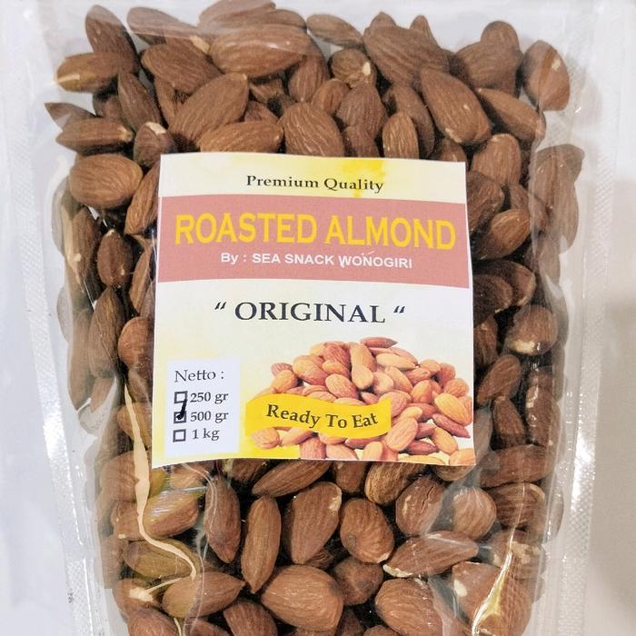 kacang almond panggang kupas Snack