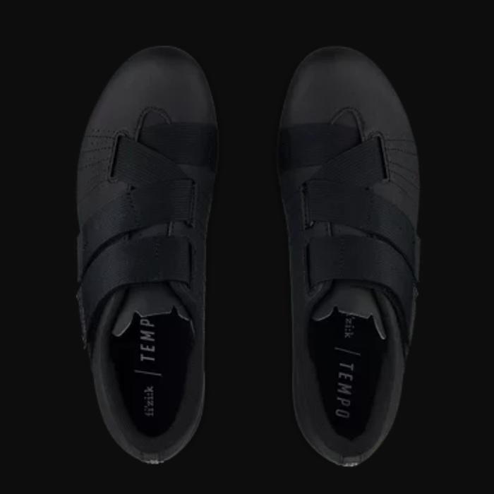 Sepatu Cleat Sepeda Fizik Road Shoes R5 Tempo Powerstrap Black