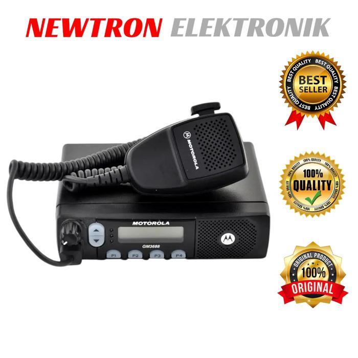 Rig Motorola GM3688 VHF UHF 25 Watt Radio GM-3688 - UHF 438-470Mhz
