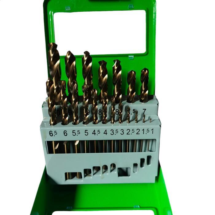 Mata Bor Besi Set 10 Pcs Ryu By Tekiro - Mata Bor HSS Cobalt 1-10 mm