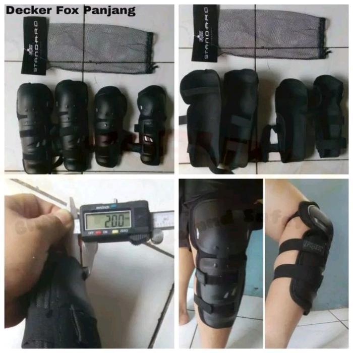 Fox Deker Lutut Motor/Pengaman Lutut Motor/Deker Protektor Pelindung Siku Motor Terlaris