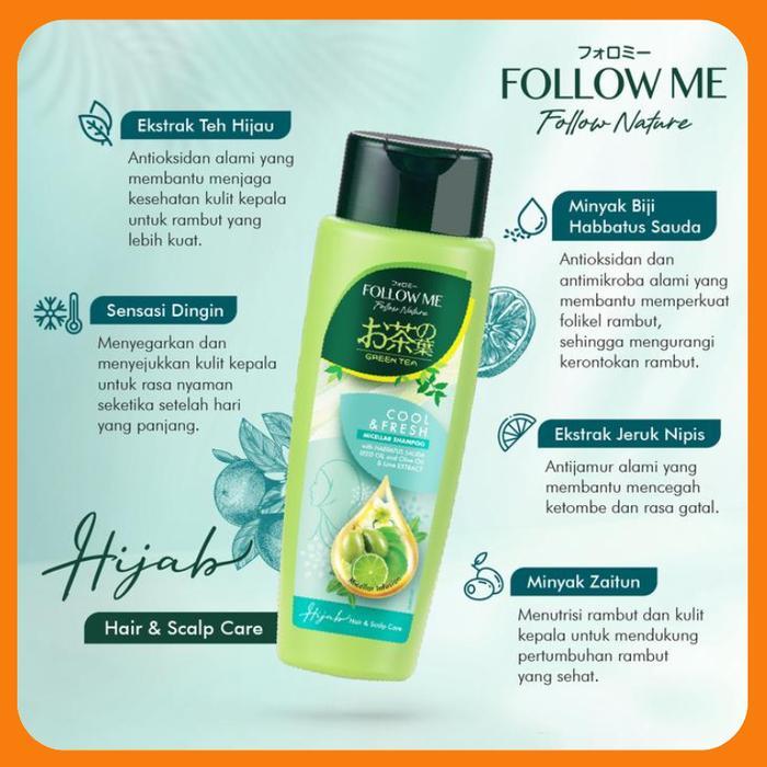 Follow Me Micellar Shampoo 160ml Follow Me Nature Green Tea Shampo Micellar Shampo FollowMe