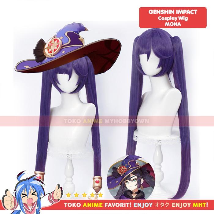 W Cosplay Anime Game Mona