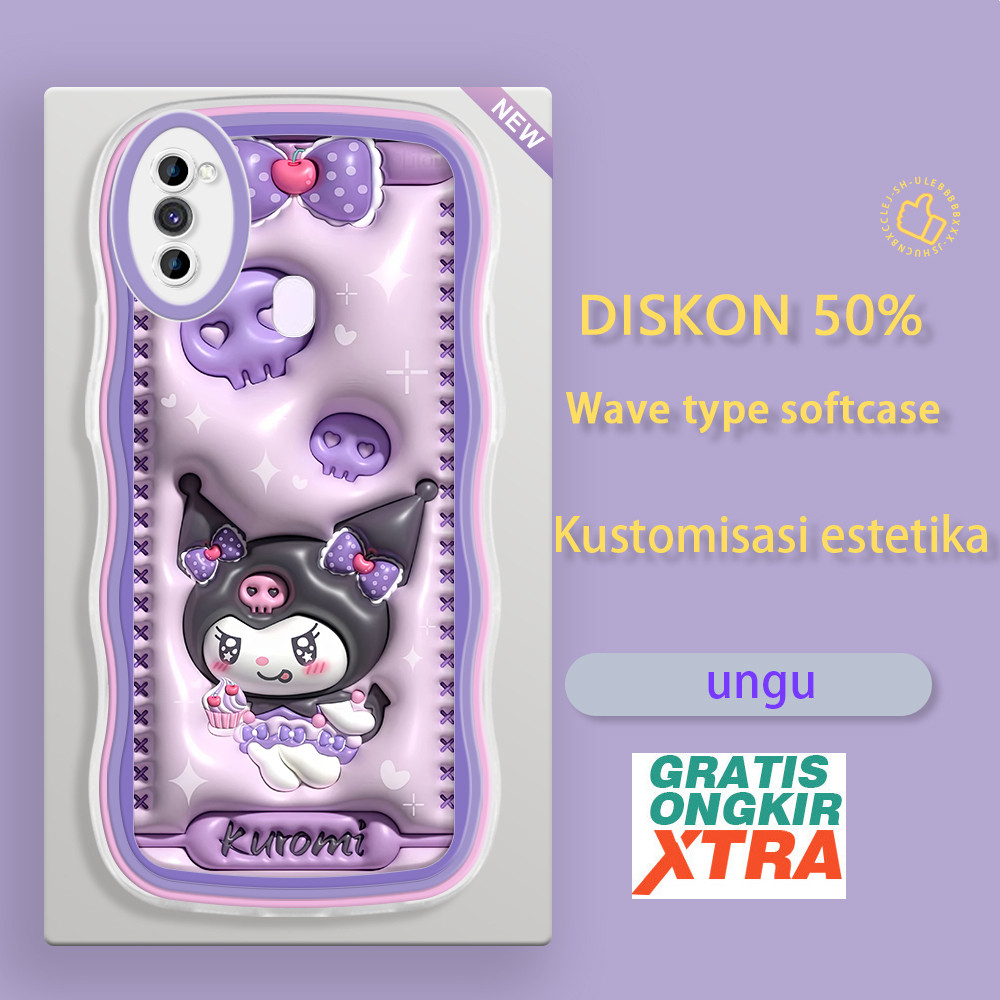 Casing HP Samsung M02 A11 M11 M13 M12 M20 M22 M32 M10 M21 M30 M30S M23 A32 5G A02 A22  Pola busur ku