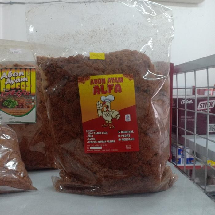 

Abon Ayam Original Manis 1 Kg Premium Serat Floss Breadtalk Chicken Best Seller
