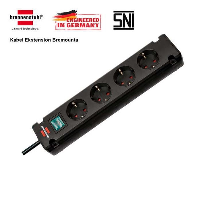 Banyak Dicari Brennenstuhl Stop Kontak 4 Socket Lubang Colokan Listrik - Bremounta Terlariss 