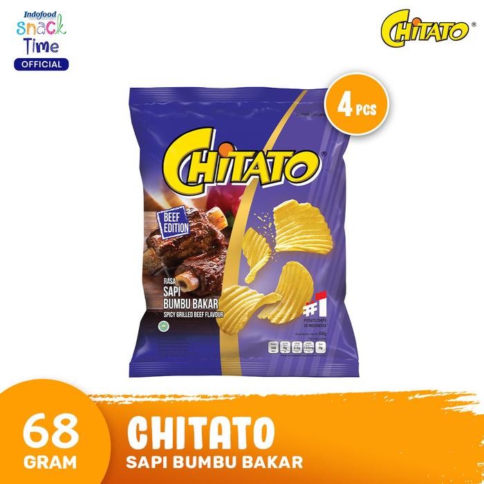 

Chitato Sapi Bumbu Bakar 68 Gr - 4 Pcs